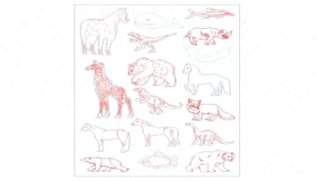 شابلون حیوانات آماده کودکان: 100 طرح