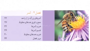 کسر پایه پنجم - فصل دوم - آبان ماه