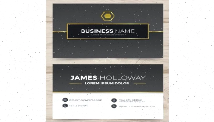 طرح کارت ویزیت سری دوم حرفه‌ای