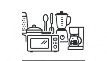 وکتور لوازم خانگی برای بنر طراحی