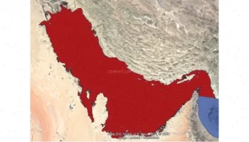 خلیج فارس KML: نقشه و فایل GPS