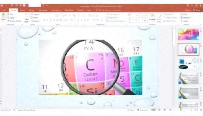 پاورپوینت کربن: آموزش و نمونه‌ها