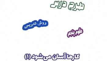 طرح درس اهرم کلاس پنجم علوم