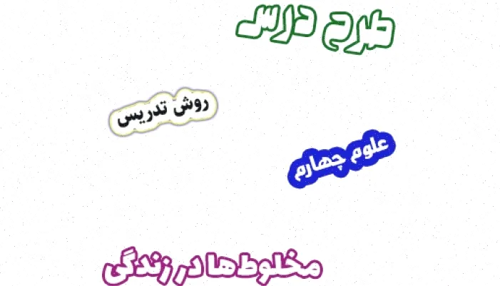 طرح درس علوم چهارم: مخلوط‌ها در زندگی