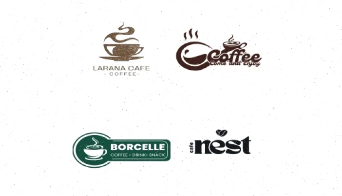 پک لوگو کافه و کافی شاپ حرفه‌ای