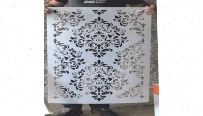 شابلون پتینه گل و استنسیل دکوراسیون